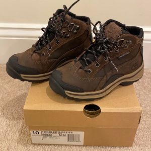 Timberland toddler size 10 brown boots